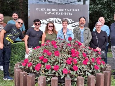 AZAB auditing team with Wild Welfare staff at the Curitiba Museum of Natural History